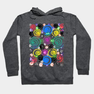 Abstract Spiral Shot - Colorful Mode of Relaxation Hoodie